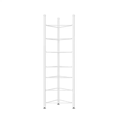 3/5/6/7 Tier Floor Stand Storage Organizer Exercise Half Balance Ball Storage Rack, Home Gym Workout Equipment for Bosu Slam Bowling Medicine Balls - color: White, size: 7 layer - 75in