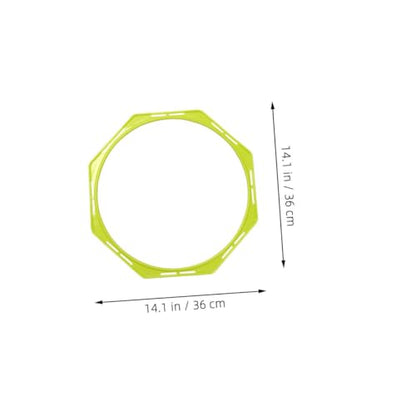 Agility Rings 4 Pack Pp Material Hexagon Training Rings for Soccer Hurdles Basketball