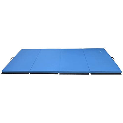 BalanceFrom Fitness GoGym 120x48in Extra Thick Anti Tear High Density All Purpose Aerobic Gymnastics Mat with Velcro Carrying Handles