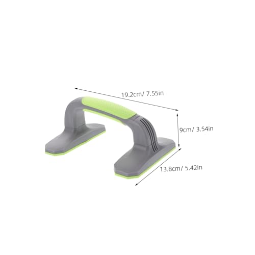 KICHOUSE 2Pcs Bars Anti-Slip Soft Plastic Handles for Home Gym Strength Training Equipment for Men Women for Floor Workouts and Bodyweight Exercises