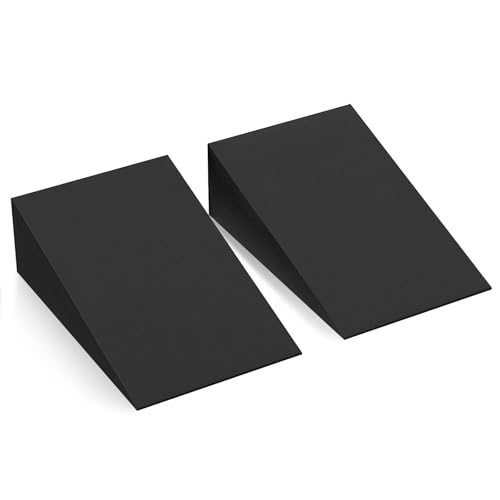 Foam Wedge Slant Board, 2-pcs Update Calf Stretcher, Squat Wedges for Yoga, Foot Rehabilitation and Stretching, and Physical Therapy