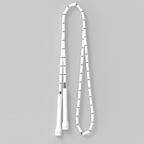 Beaded Pro - Premium Jumprope, White and Black