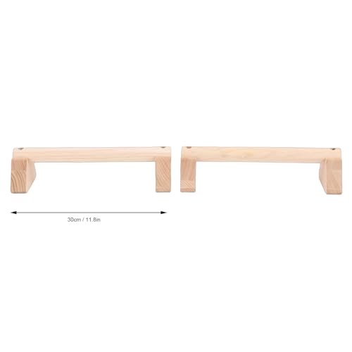 Push Up Stand, 2PCS Beech Wood Pushup Bars Exercise Home Workout Equipment, Wooden Parallettes Handle Stands Grip for Men Strength Training, Planks Calisthenics