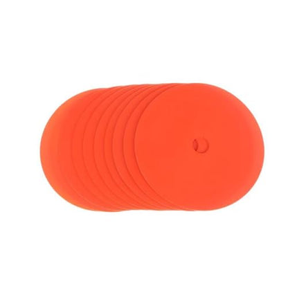 20 Pcs Football Flat Cones Marker Disc with Holes Basketball Sports Speed Agility Training Aids Markers