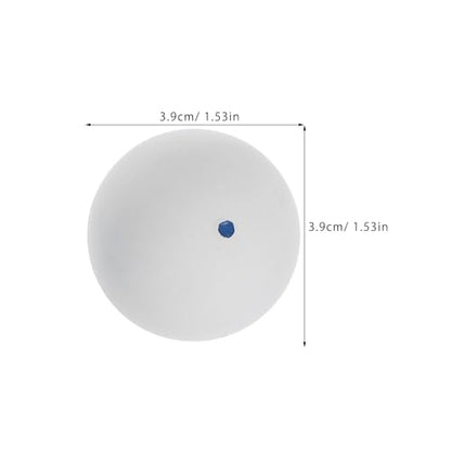 VICASKY 2pcs Single Dot Rubber Elastic Squash Training Balls for Beginners, Hand-Eye Coordination Reaction Trainer, High Bounce Practice Equipment for Squash Sports