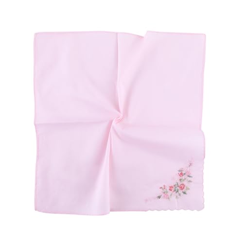 Embroidery Pocket Towel for Sports, Travel, Work, Weddings, Prom Versatile Sweat Absorbing Handkerchief Sweat Towels for Gym - color: F