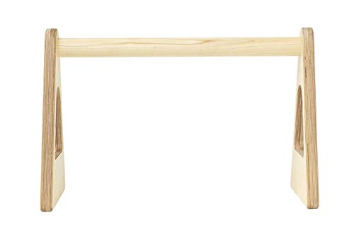 Beyond Balance Wood Parallettes Push-up Bar Dip Station for Gymnastics Calisthenics Acrobatics| Handstands Planche Push-ups L-sits Dips - style: Large