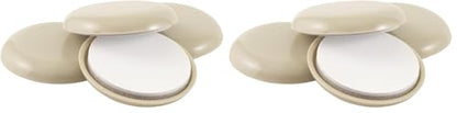 SuperSliders Self-Stick Furniture 1" Round Sliders for Carpeted Surfaces (4 Piece) (Pack of 2) - color: Beige, size: 1", 8 Pack