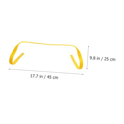 Abaodam 4Pcs Agility Training Hurdles Durable Lightweight Exercise Equipment for Football Basketball Soccer and Track for Athletes Height