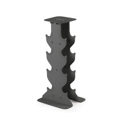 WeGym Dumbbell Racks, Space Saving Solution, Sturdy Cast Iron, Home Workout Storage, Heavy Weights Bearing, Home Strength Training - color: Slate, style: M