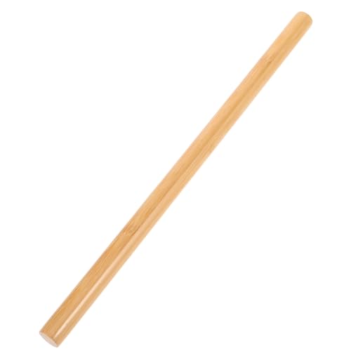Alipis Wooden Massage Stick for Shoulder and Neck Muscle Relief, 30cm X 1.5cm Facial and Full Body Therapy Roller, Texture Mobility Training Tool for Women and Men