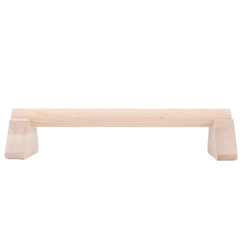 2 Pcs Wood Push Up Bars, Wooden Parallettes Bars with Non Slip Pads, Pushup Handles Calisthenics Equipment for Handstand Training, Home Fitness Equipment for Men Women