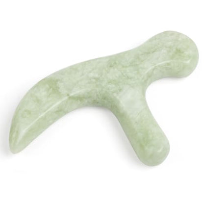 Ewin24 Natural Jade Foot Massager Acupuncture Point Massage Foot Care Therapeutic Relief Tool