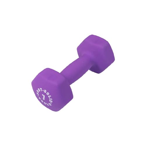 Body-Solid BSTND7 Dark Purple 7Lb Neoprene Dumbell