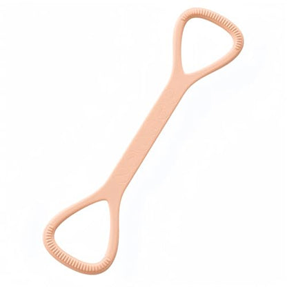 Figure 8 Resistance Band with Non-Slip Handles - color: 15LB Pink