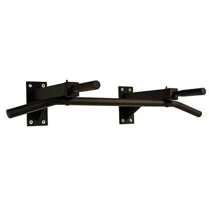 vidaXL Chinning Bar - Heavy-duty 550 lb Capacity Wall-mount Metal Pull-up/Chin-up Bar, Ideal Exercise Equipment for Home Workouts