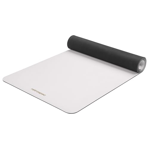 Retrospec Laguna 5mm Yoga Mat - Fitness Mat for Women, Men & Children, Slip-Resistant and Moisture Absorbing Exercise Mat for Home, Pilates, Yoga and Floor Workouts