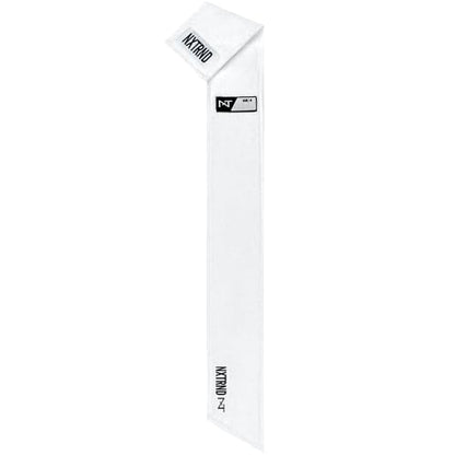 Nxtrnd Streamer Football Towel, Thin Sports Towel, Dries Hands & Football Accessories (White) - color: White