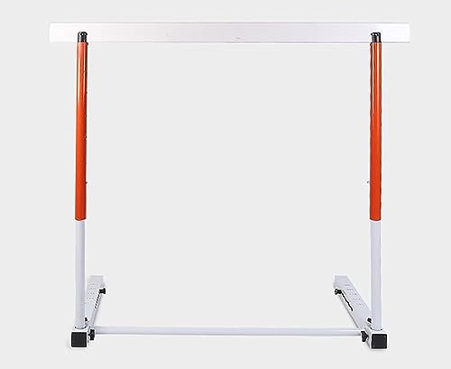 Metal Agility Speed Hurdles, Adjustable Height Track and Field Hurdles, Athletic Workout Obstacles Bar, Portable Sport Training Pole Set (55) - size: 55