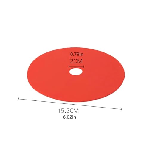 20Pcs Flat Training Cones with Holes, Sports Landmark Pads for Soccer, Football & Basketball