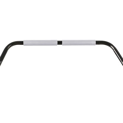 48-Inch Foldable Mini Trampoline Fitness Rebounder for Home Gym Workouts, White – with 5-Level Adjustable Handle, Heavy-Duty Steel Frame, Portable Design, and Supports up to 440 Pounds