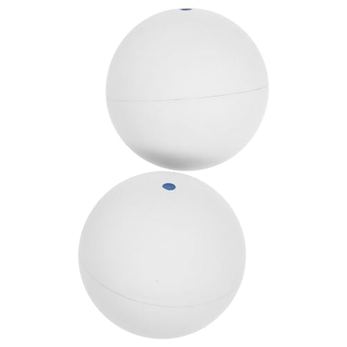 VICASKY 2pcs Single Dot Rubber Elastic Squash Training Balls for Beginners, Hand-Eye Coordination Reaction Trainer, High Bounce Practice Equipment for Squash Sports