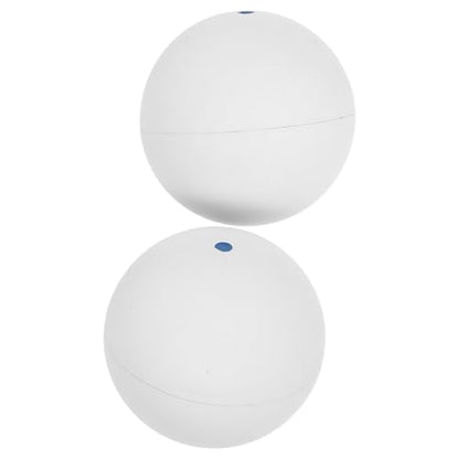 VICASKY 2pcs Single Dot Rubber Elastic Squash Training Balls for Beginners, Hand-Eye Coordination Reaction Trainer, High Bounce Practice Equipment for Squash Sports