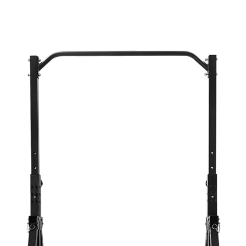 Pull Up Bar, Dsmsseym Foldable Dip Station Free Standing Chin Up Bar Height Adjustable Chin Up Bar Multifunction Fitness Tower Station Gym Training Workout Equipment