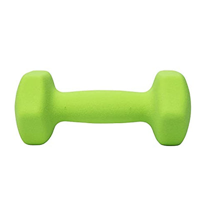 Set of 2 each Neoprene Coated Dumbbells Pair Hand Weights All-Purpose, Home Gym