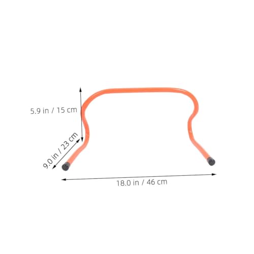 Totority 3pcs Agility Hurdles Set 15cm Plastic Speed Training Equipment for Soccer Track Field Running Drills and Youth Sports Conditioning