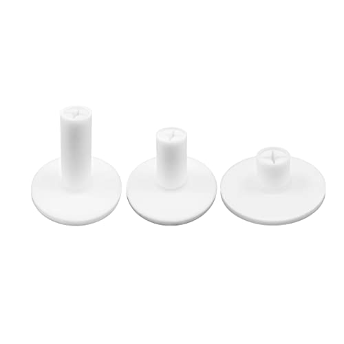 Scott Edward Golf Practice Tees 3/4/6 Pcs Packed Magnet Tee Rubber Tee Indoor and Outdoor for Driving Range and Practice Mat - color: 3 count white cross tee