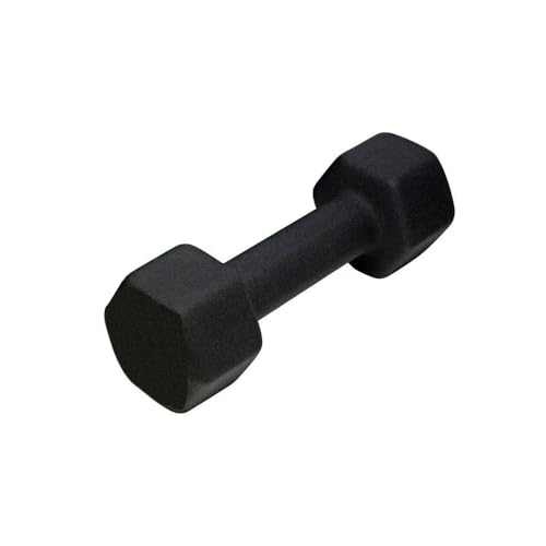 Neoprene Dumbbell, Single Weight for Strength Training, Muscle Toning, and Rehab, Non-Slip Grip & Anti-Roll Design