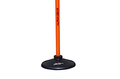 Speed and Agility Turf Training Poles (Orange)
