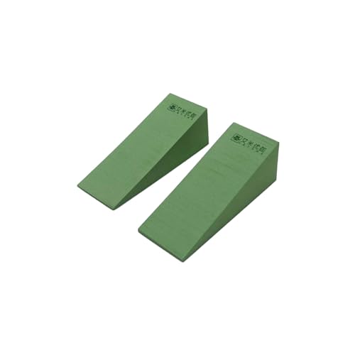 Foam Wedge Calf Stretch Slant Board (2-Pack) - EVA Foam Incline Block for Squat, Leg & Ankle Mobility Exercises