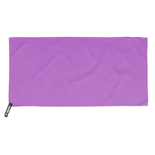 Yardwe Quick-Drying Sports Towel Microfiber Sweat Absorbent 40X80Cm with Purple Mesh Bag Compact Travel Outdoor Yoga Camping Towel