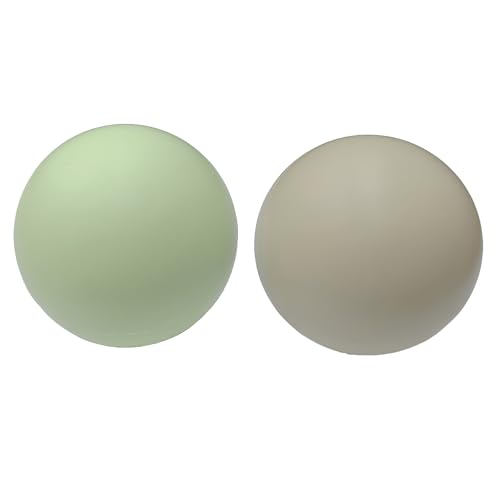 2PCS Firm Massage Lacrosse Balls for Myofascial Release, Muscle Knots, Trigger Point Therapy, Yoga Deep Tissue Massage, Foot Plantar Fasciitis, Muscle Soreness Massager Ball