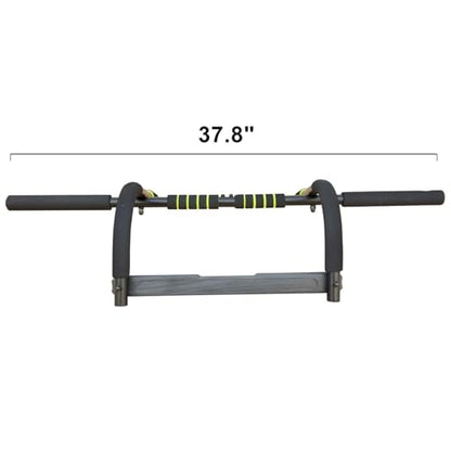 Wall Mounted Pull Up Bar Exercise Chin Bar Portable Dip Bars Multifunctional Strength Training For Indoors Home Gym Fitness Exercise Black One size
