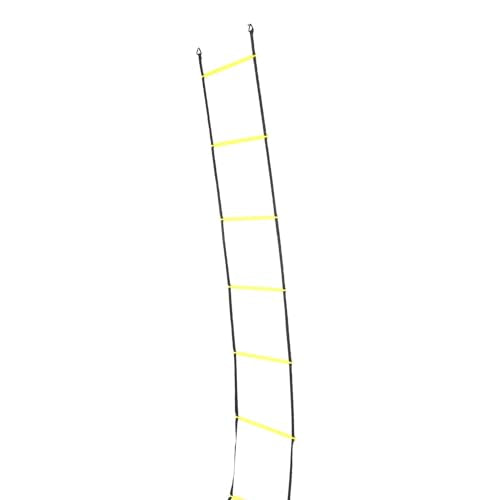 Alomejor Agility Ladder Set, Plastic and Nylon Agility Ladder Speed Training Equipment with Soccer Cones for Kids Sports Footwork Practice
