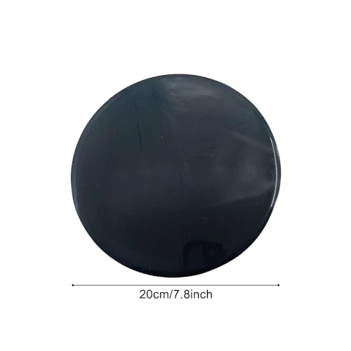 MiOYOOW 10PCS Core Sliders, Non Slip Workout Sliders Dual Sided Exercise Gliding Discs for Women Men Abdominal Core Strength Deep Squats Lunges Pushups (Diameter 7.8""), Black