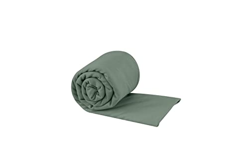 Sea to Summit Portable Pocket Towel for Camping, Gym, and Travel - color: Sage, style: Large