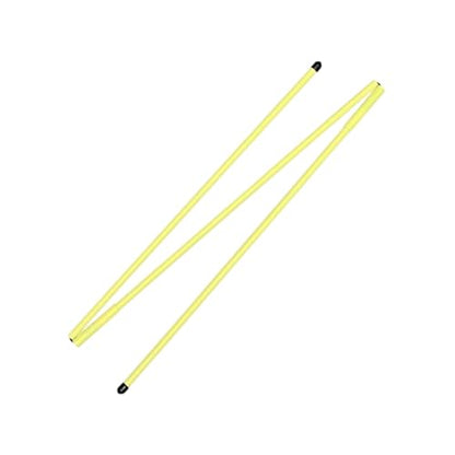Golf Alignment Sticks (2-Pack) - Swing Guide & Putting Training Aid with Direction Indicator