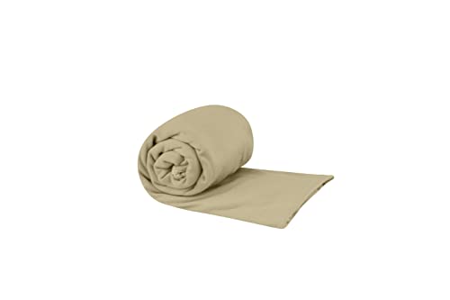 Sea to Summit Portable Pocket Towel for Camping, Gym, and Travel - color: Desert, style: Medium