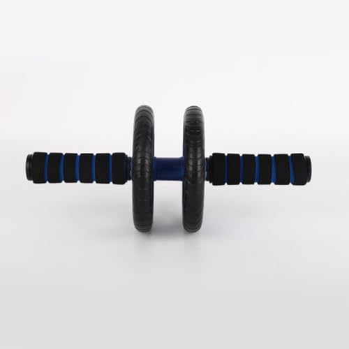 Two-wheeled Ab Roller Fitness Equipment for Home Use, Blue Abdominal Exercise Wheel with Silent Operation, Core Strength Trainer for Weight Loss and Workout