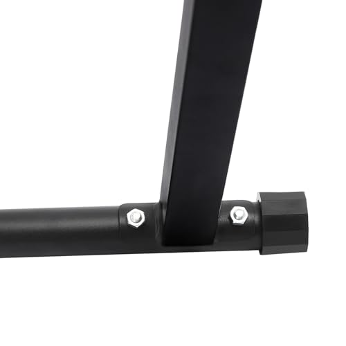 Pull Up Bar Dip Station, Foldable Pullup Bar Free Standing, Height Adjustable Pull Up Bar for Home Gym Strength Training Fitness Equipment, 440LBS - size: Without Handle
