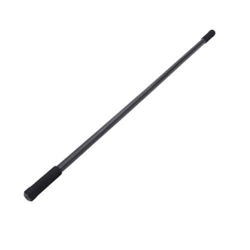 Zunate Adjustable Yoga Stick with Sturdy Steel Construction, Foam Handles for Stretching and Balance, Promotes Flexibility and Core Strength