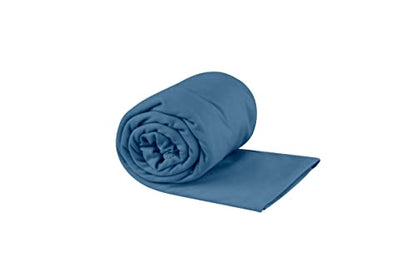 Sea to Summit Portable Pocket Towel for Camping, Gym, and Travel - color: Moonlight Blue, style: X-Large