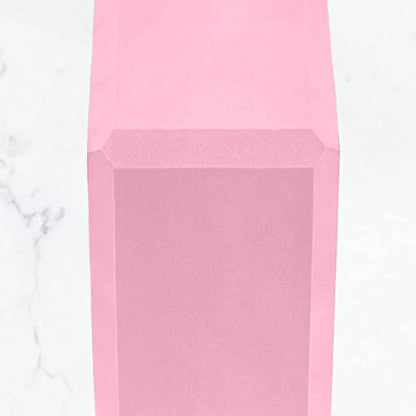 MYGA Yoga Block,Lightweight EVA Foam Yoga Brick,High Density Non-Slip Block for Yoga Poses, Pilates, Balance and Flexibility - color: Dusty Pink