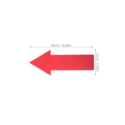 5pcs Arrow Markers for Sports:14.6" Non Slip Agility Marker Field Flat Directional Arrow Spots for Kids Soccer Basketball Speed Training Outdoor Classroom