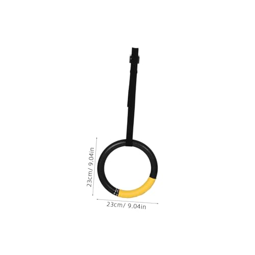 BESTonZON 1 Pair Calisthenics Rings with Adjustable Straps Gymnastics Workout Rings for Strength Training Core Stability and Endurance Versatile Fitness Equipment for Home and Gym Use