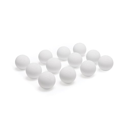 Champion Sports Lacrosse Balls – Official Size NCAA, NFHS, NOCSAE Certified, Packs of 3, 6, 12, 60 or 120 for Practice & Games, Multiple Colors - color: White, style: 12 Pack